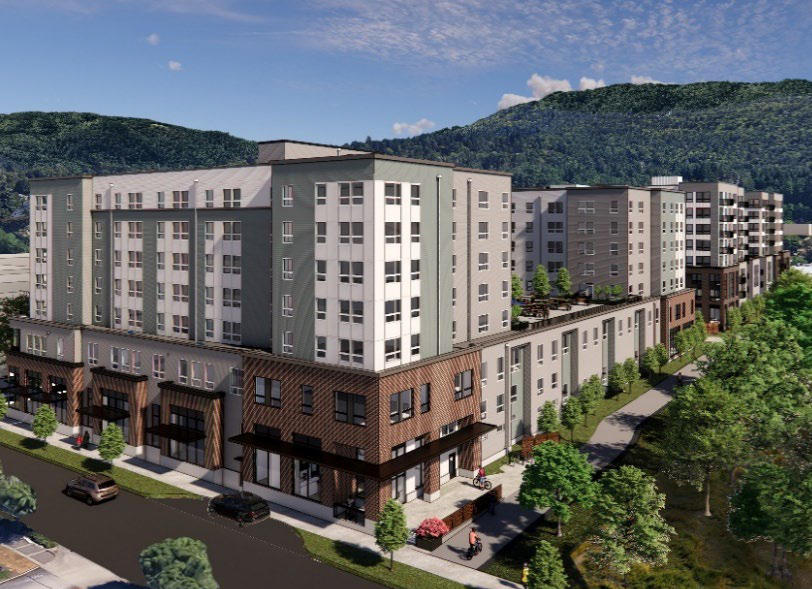 view of affordable housing building in Issaquah