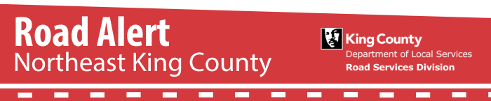 Road Alert Header for Northeast King County 