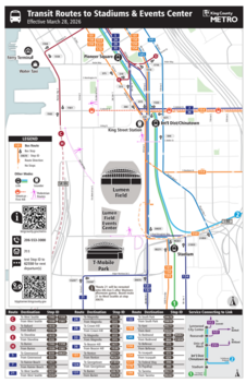 Stadium and Event Map for March 2026