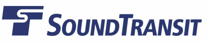 "Sound Transit" in block, blue letters against a white background