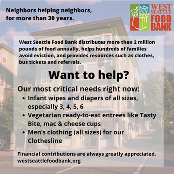 Food bank needs