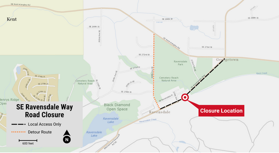 road closure location