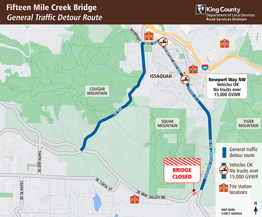 general traffic detour