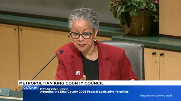 CM Lewis speaking at the May 12 Council meeting.