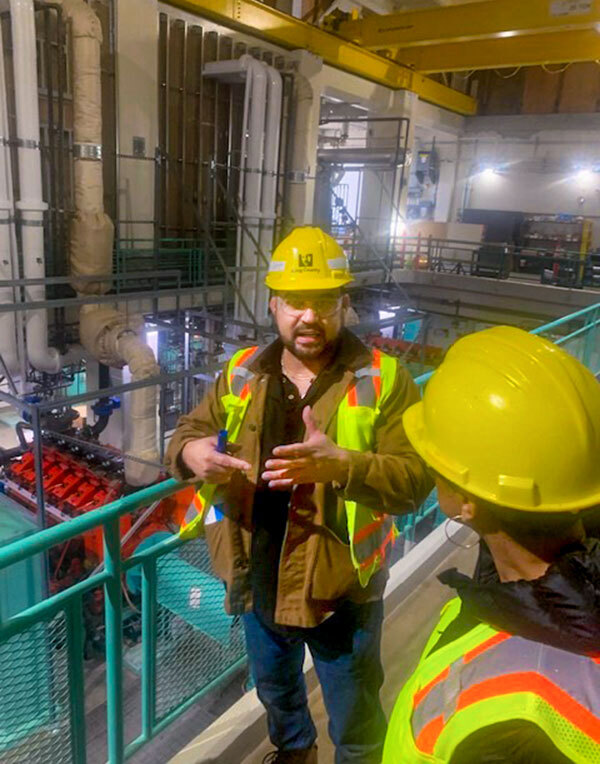 CM Lewis at the West Point Treatment Plant.
