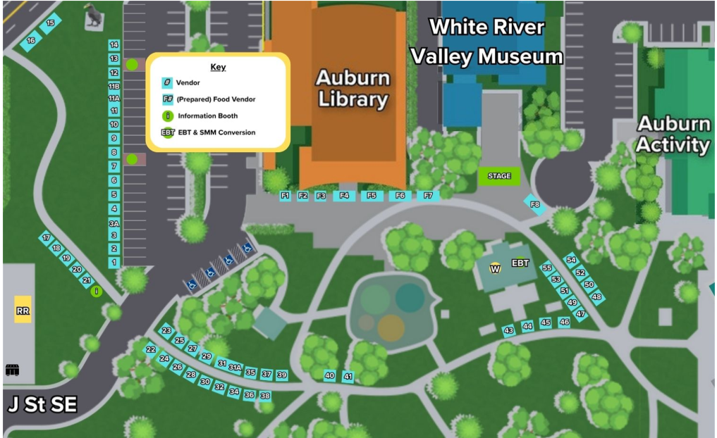 Auburn Farmers Market map