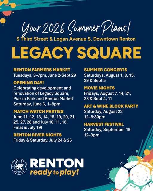 Events at Legacy Square this Summer