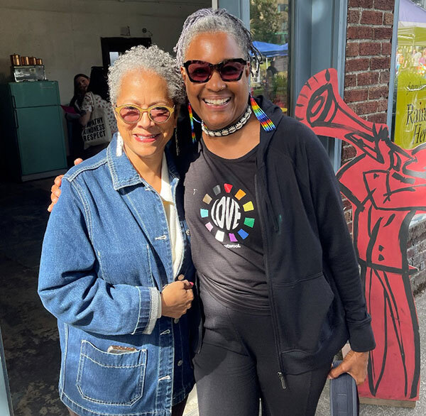 CM Lewis and Michelle Sarju at Columbia City PRIDE