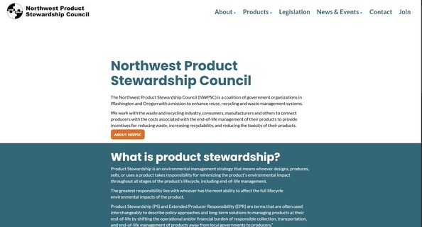NWPSC Website Screenshot