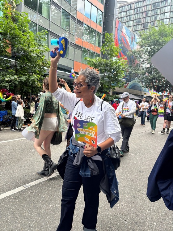 CM Lewis at the Seattle PRIDE Parade