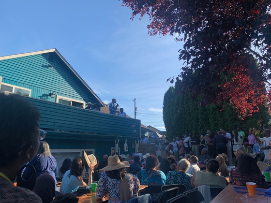 King County Executive at the Fish Fry