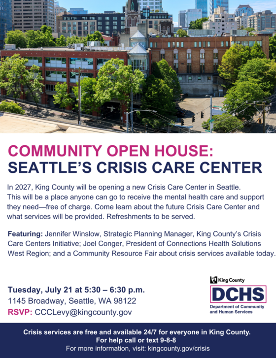 Community Open House Flyer