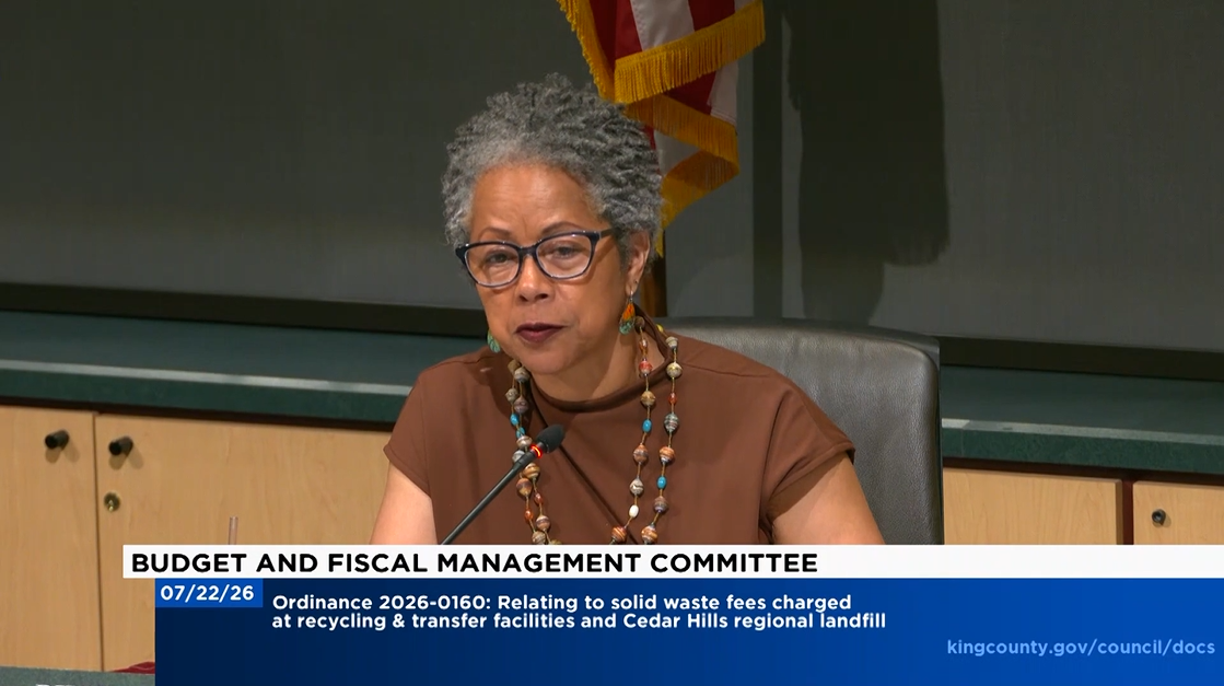CM Lewis speaking at Committee
