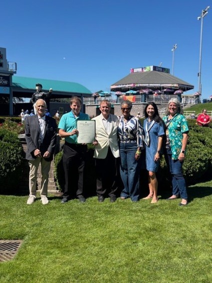 Attendees of the Emerald Down