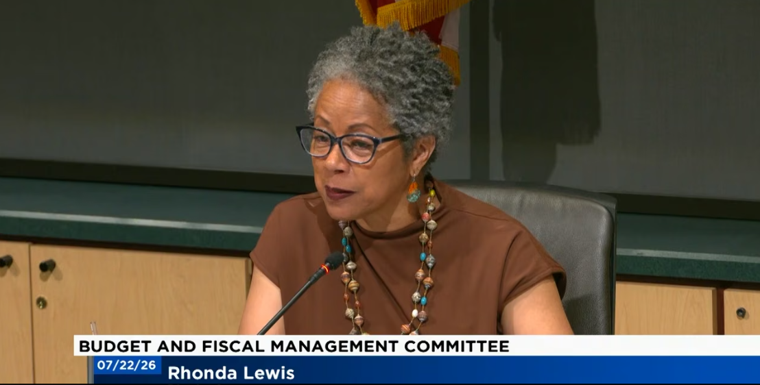 CM Lewis at Committee