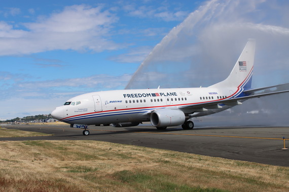 Freedom Plane under water cannon