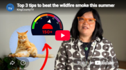 Top 3 tips to beat the wildfire smoke this summer video