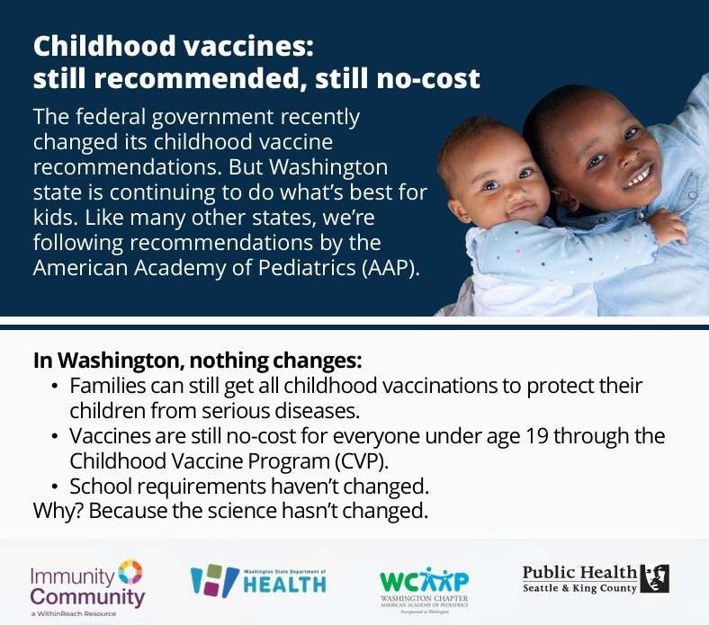 childhood vaccine information