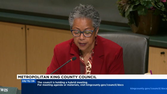CM Lewis honoring KL Shannon at Council