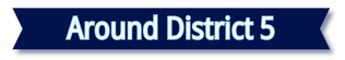 Around District 5 in a blue ribbon