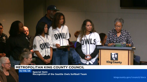 Seattle Owls Proclamation during Council 