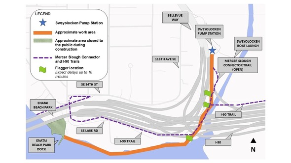 Mercer Slough Connector Trail Open