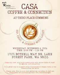 CASA Coffee and Connection Flyer