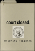 Court Closed Graphic