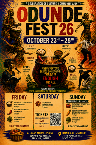 Flyer for the festival!