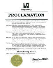 Black History Month Proclamation