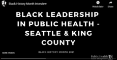 Black Leaders Public Health