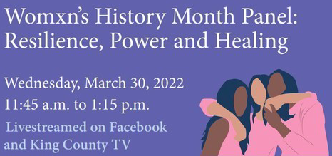 Womens History month panel 2022