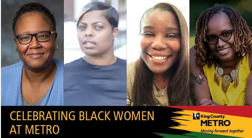 Black women at Metro 2023