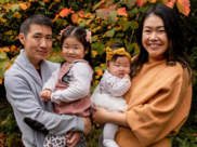Chan Saelee and family