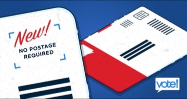 No stamp needed for ballot return