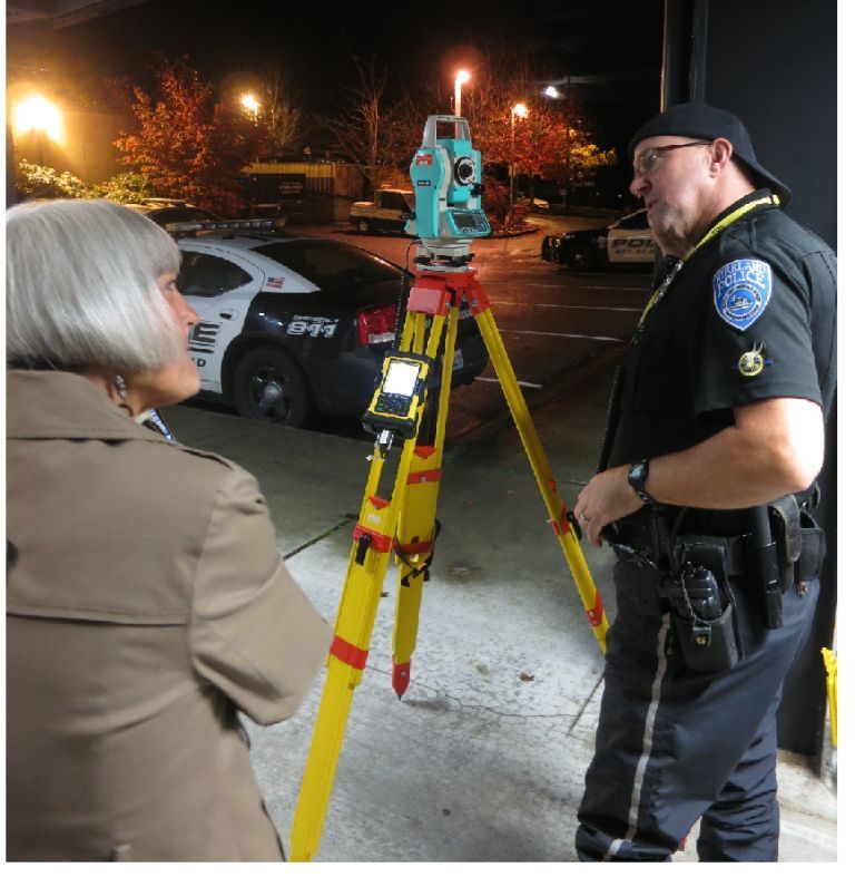 Citizens Academy police officer and citizen