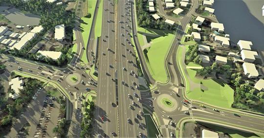 Kirkland interchange image from department of transportation