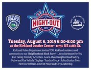 National Night Out flyer