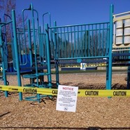 Closed park playgrounds 