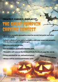 Pumpkin Carving contest flyer