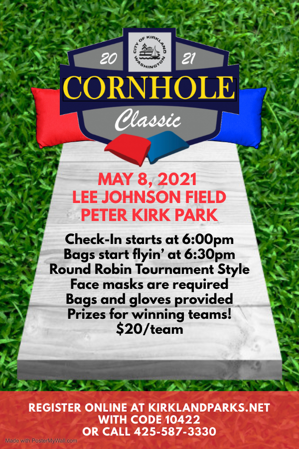 In-Person Program - Kirkland's Cornhole Classic - Cornhole Tournament Flyer
