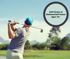 Picture of Man Golfing - Golf Instruction Class