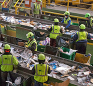 Recycling Center Photo People Sorting Paper