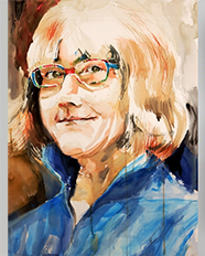 Painting of Suze Woolf