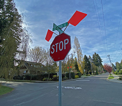 New Stop Sign