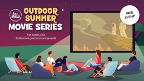 Outdoor Summer Movie Series Poster