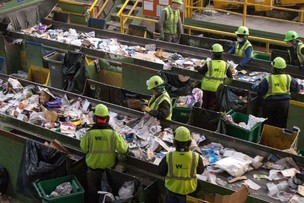 WM recycle sorting facility
