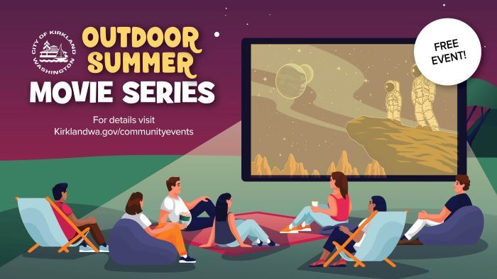 Outdoor Movie Series promotion flyer