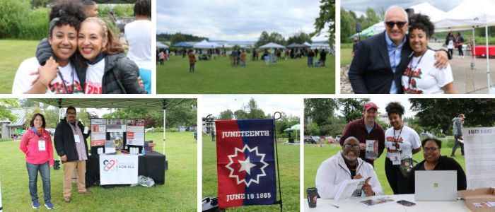 Juneteenth Event collage of photos