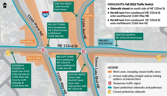 WSDOT I405 and 132 project sept 7 update
